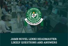 2026 JAMB Novel Lekki Headmaster | Likely Questions and Answers